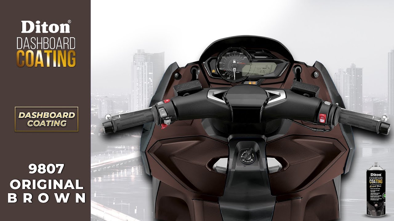 dashboard coating brown