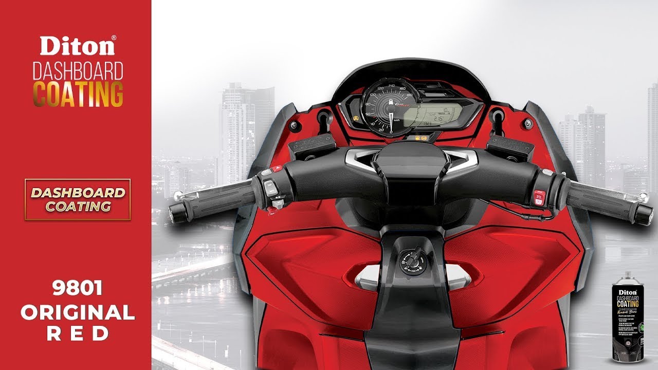 dashboard coating red